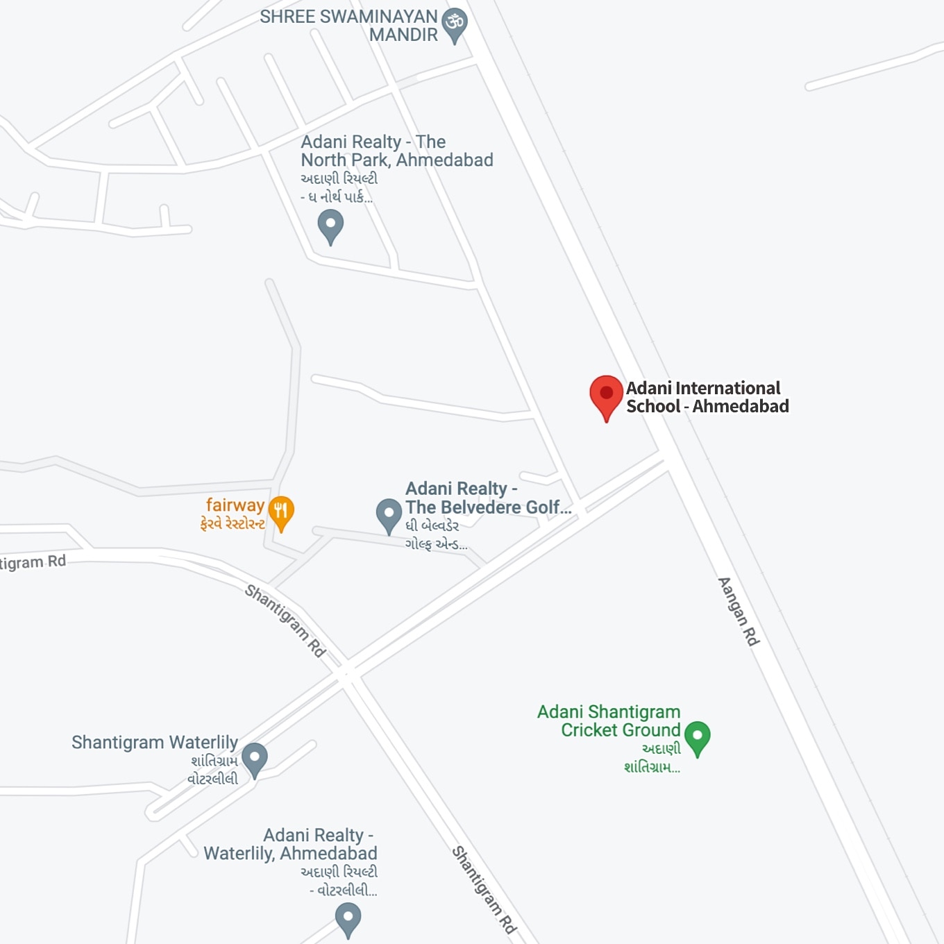 Adani International School address