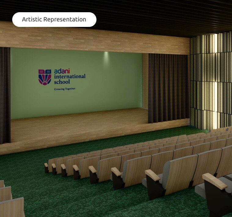 Auditorium at Adani International School