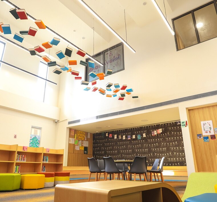 Library at Adani International School