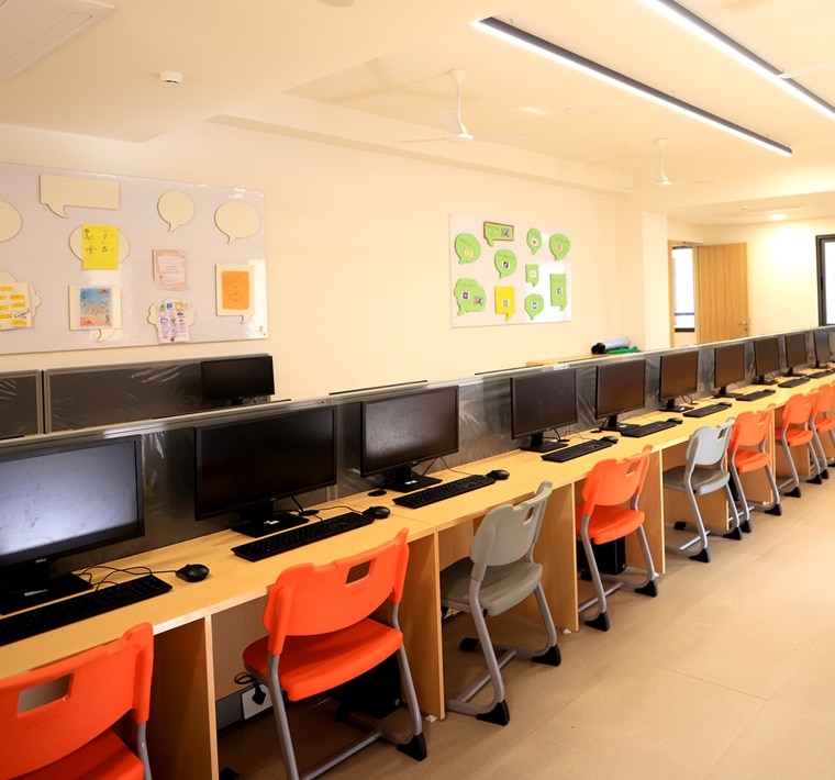 ICT lab at Adani International School