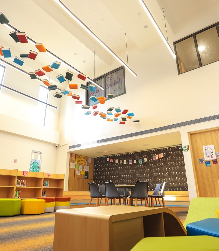 library at Adani International School