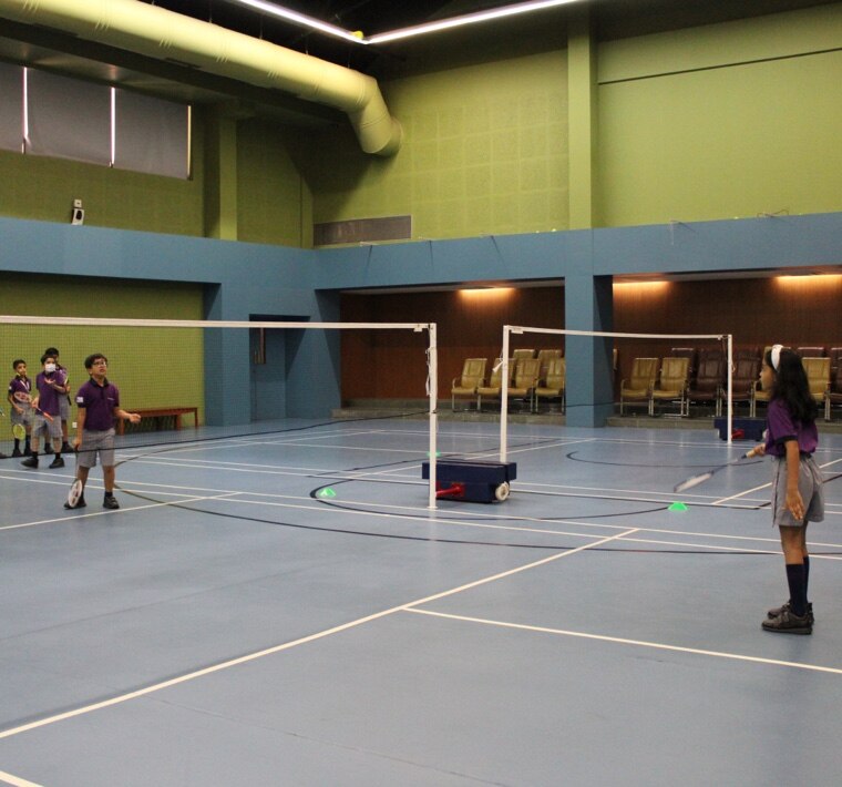 Badminton Court at Adani International School