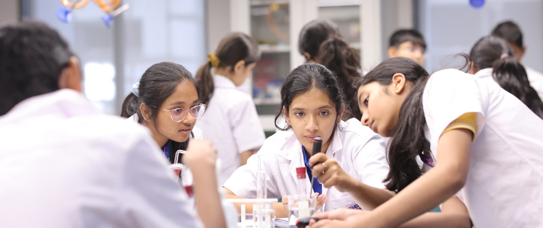 Students in Art room at Adani International School