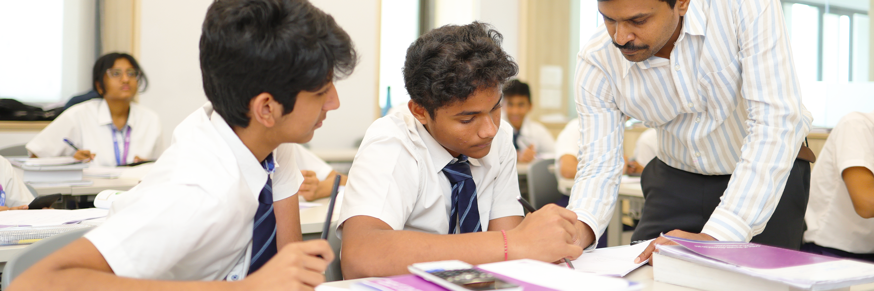 Students in Art room at Adani International School