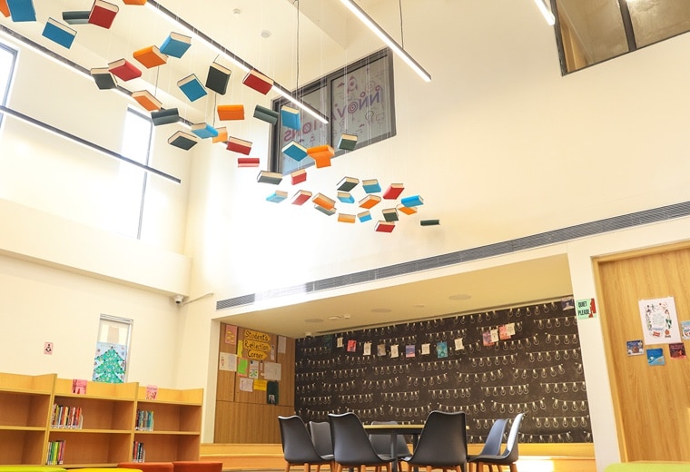 library room at Adani international School