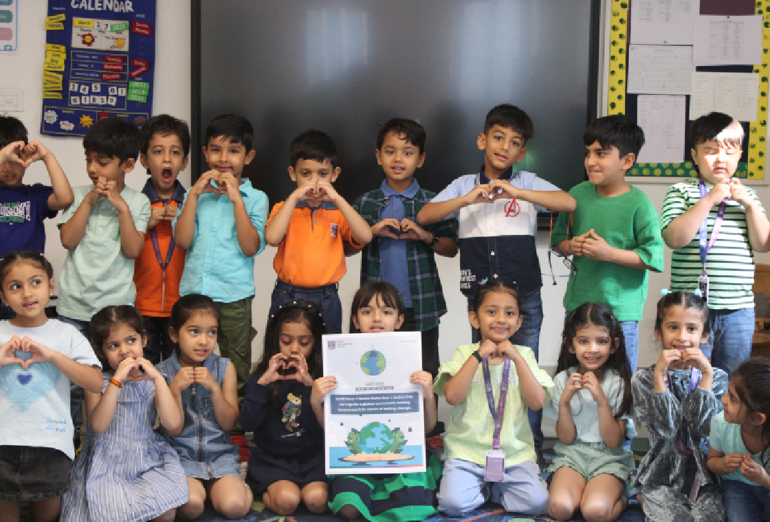doctor examine the students at Adani International School