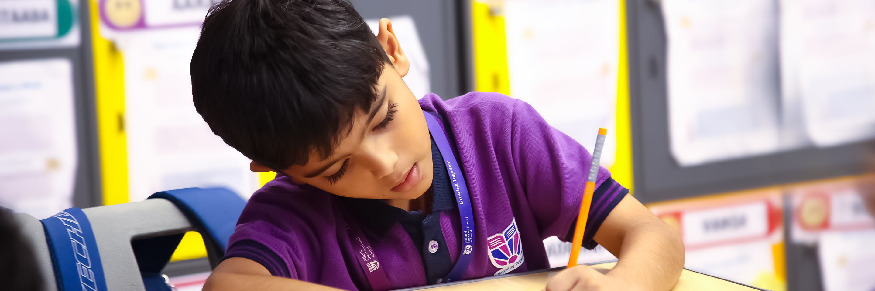 Students in Art room at Adani International School