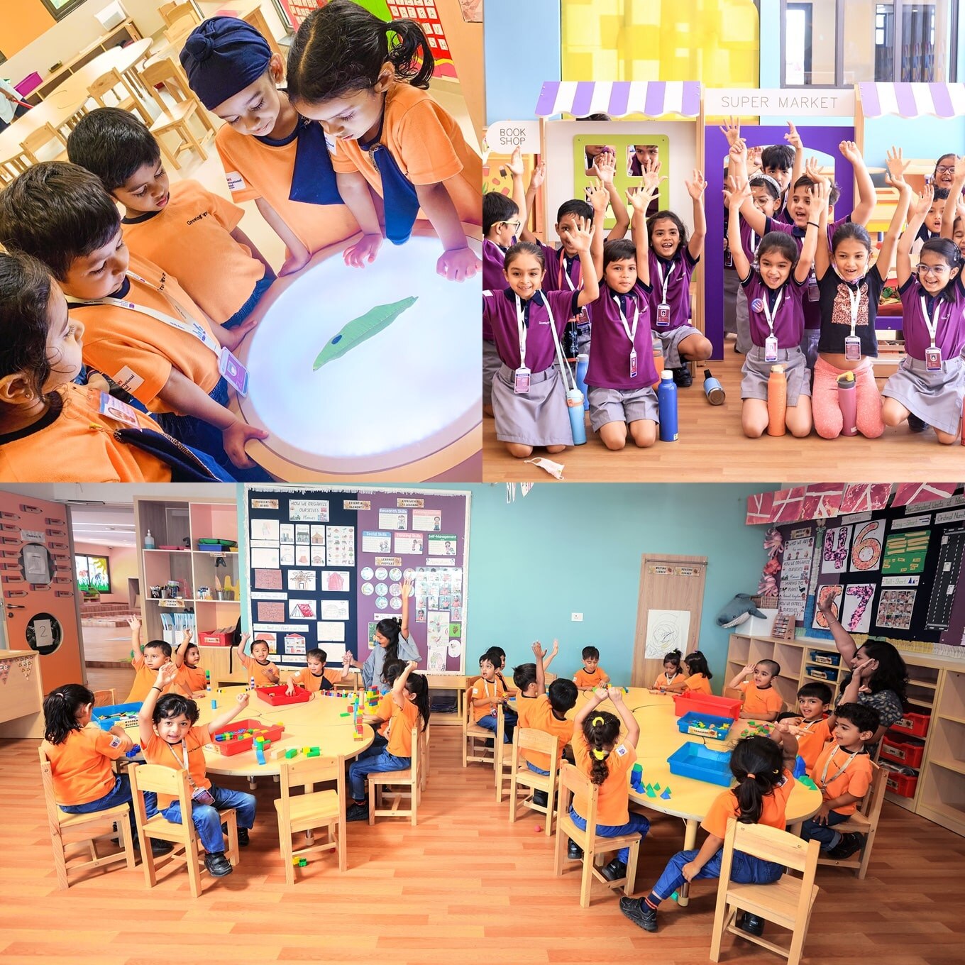 students in a classroom at Adani International School